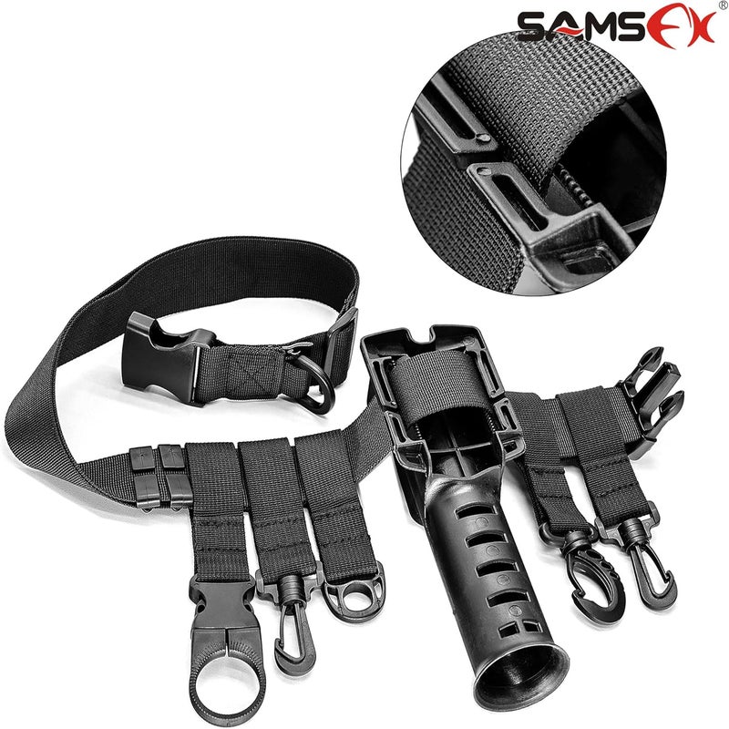 SAMSFX Adjustable Fishing Wader Belt Wading Belts for Surf Casting Kayak Fishing Accessories Waders Straps - Image 5